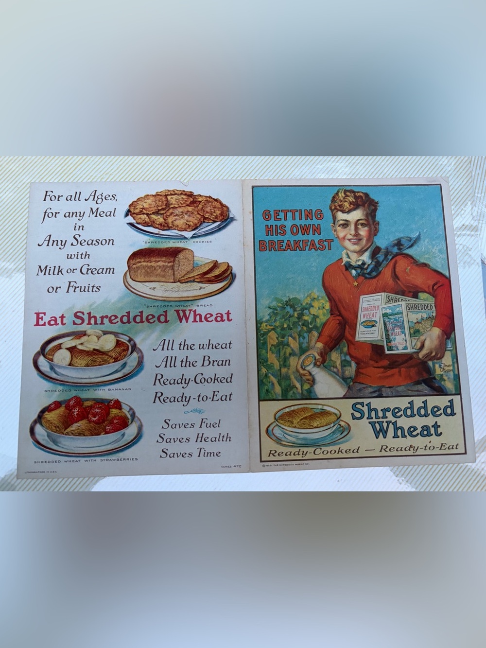 Vintage Shredded Wheat Advertisement- 1928